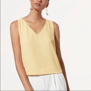 Aritzia Babaton Murphy Sleeveless V-Neck Blouse size XS